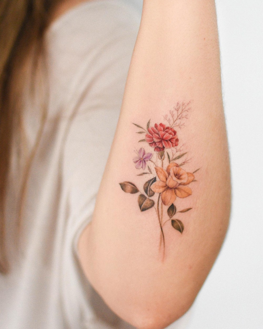 Carnation Flower Tattoo 160+ Best Carnation Flower Tattoo Designs