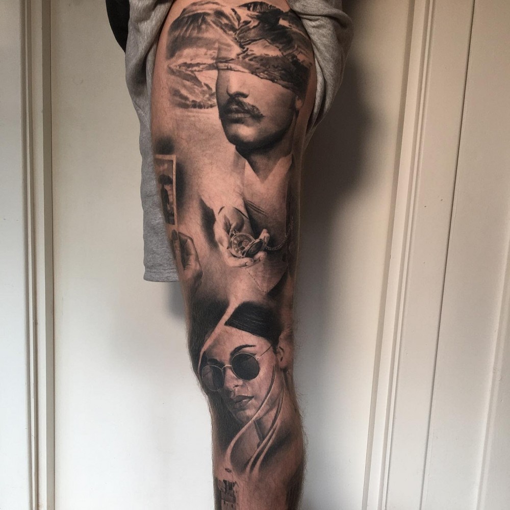 "Wow, Just Wow! 83+ Badass Full Leg Tattoo Ideas For Guys And Females "