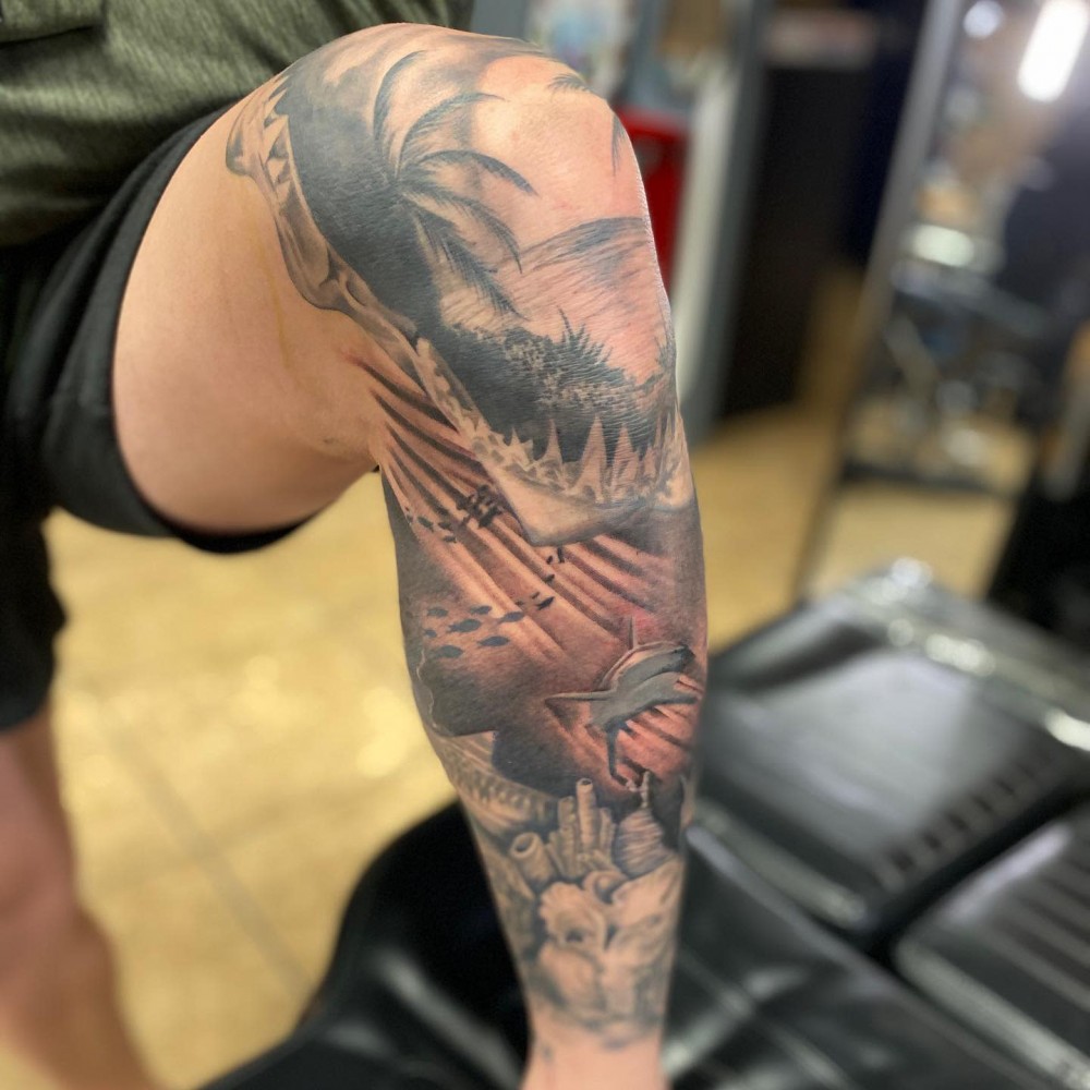 "Wow, Just Wow! 83+ Badass Full Leg Tattoo Ideas For Guys And Females "
