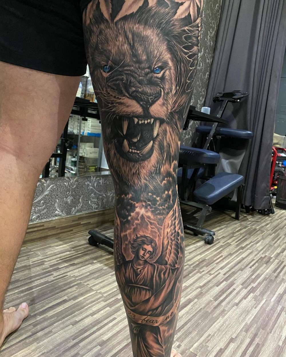 "Wow, Just Wow! 83+ Badass Full Leg Tattoo Ideas For Guys And Females "