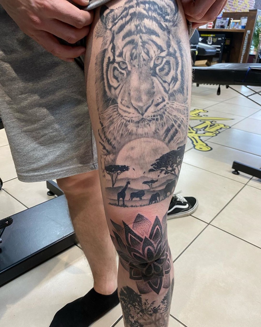 "Wow, Just Wow! 83+ Badass Full Leg Tattoo Ideas For Guys And Females "