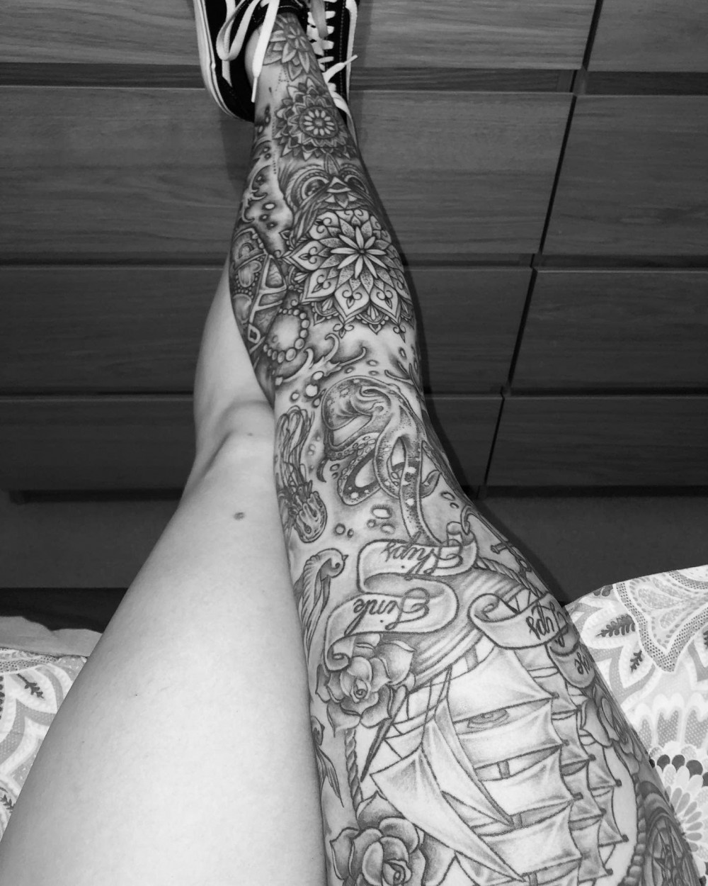 "Wow, Just Wow! 83+ Badass Full Leg Tattoo Ideas For Guys And Females "
