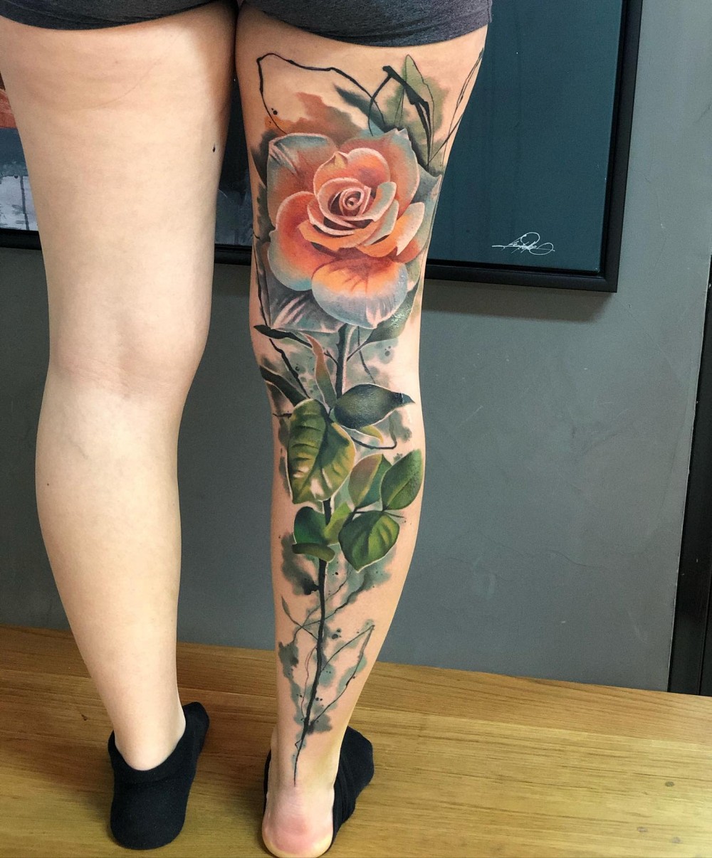 "Wow, Just Wow! 83+ Badass Full Leg Tattoo Ideas For Guys And Females "