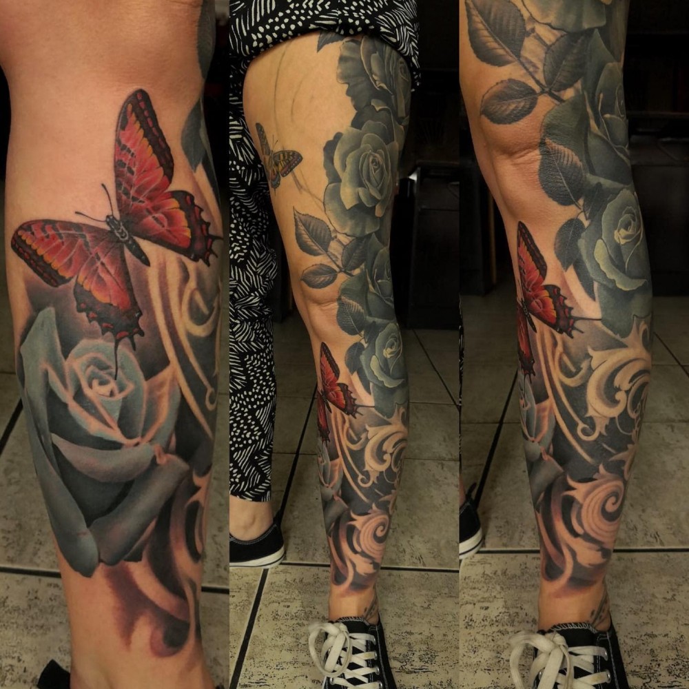 "Wow, Just Wow! 83+ Badass Full Leg Tattoo Ideas For Guys And Females "