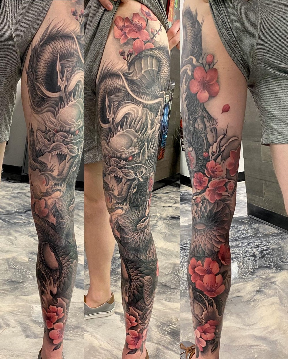 "Wow, Just Wow! 83+ Badass Full Leg Tattoo Ideas For Guys And Females "