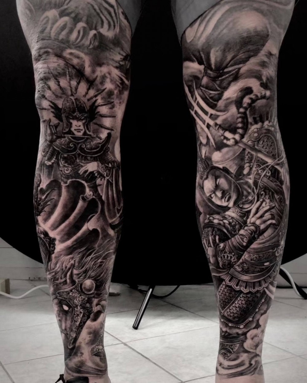 "Wow, Just Wow! 83+ Badass Full Leg Tattoo Ideas For Guys And Females "