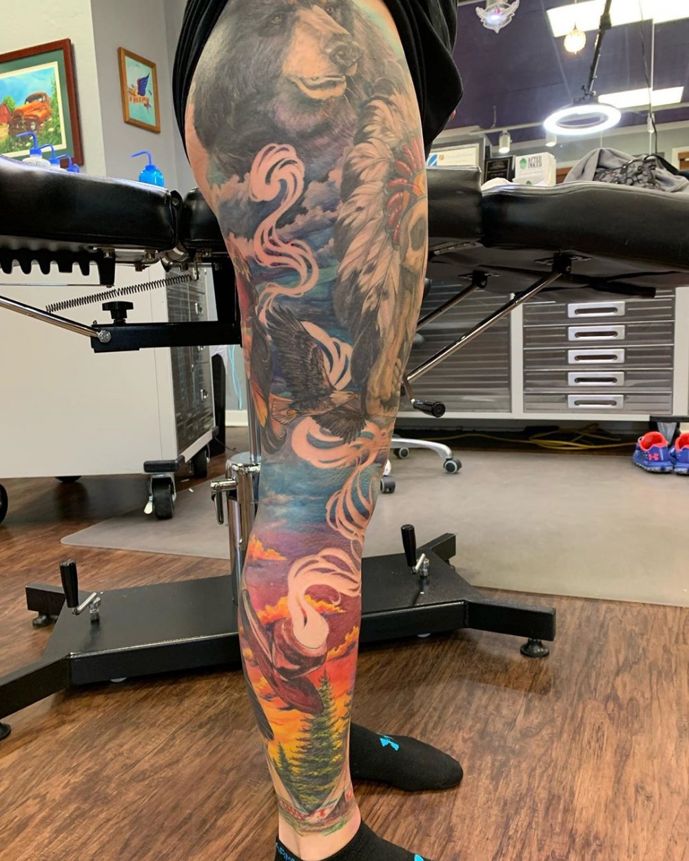 "Wow, Just Wow! 83+ Badass Full Leg Tattoo Ideas For Guys And Females "