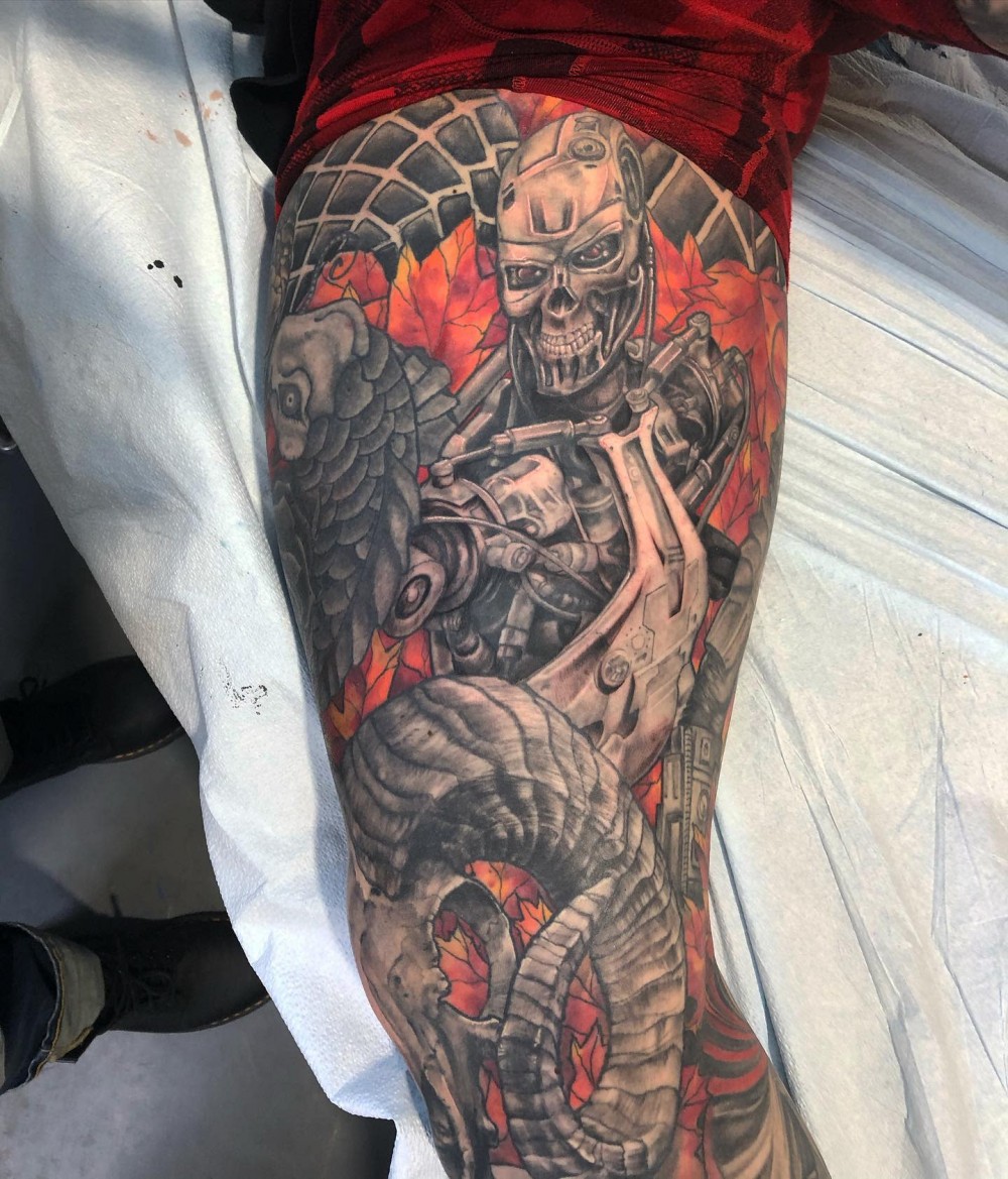 "Wow, Just Wow! 83+ Badass Full Leg Tattoo Ideas For Guys And Females "