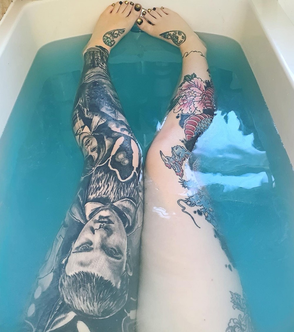 "Wow, Just Wow! 83+ Badass Full Leg Tattoo Ideas For Guys And Females "