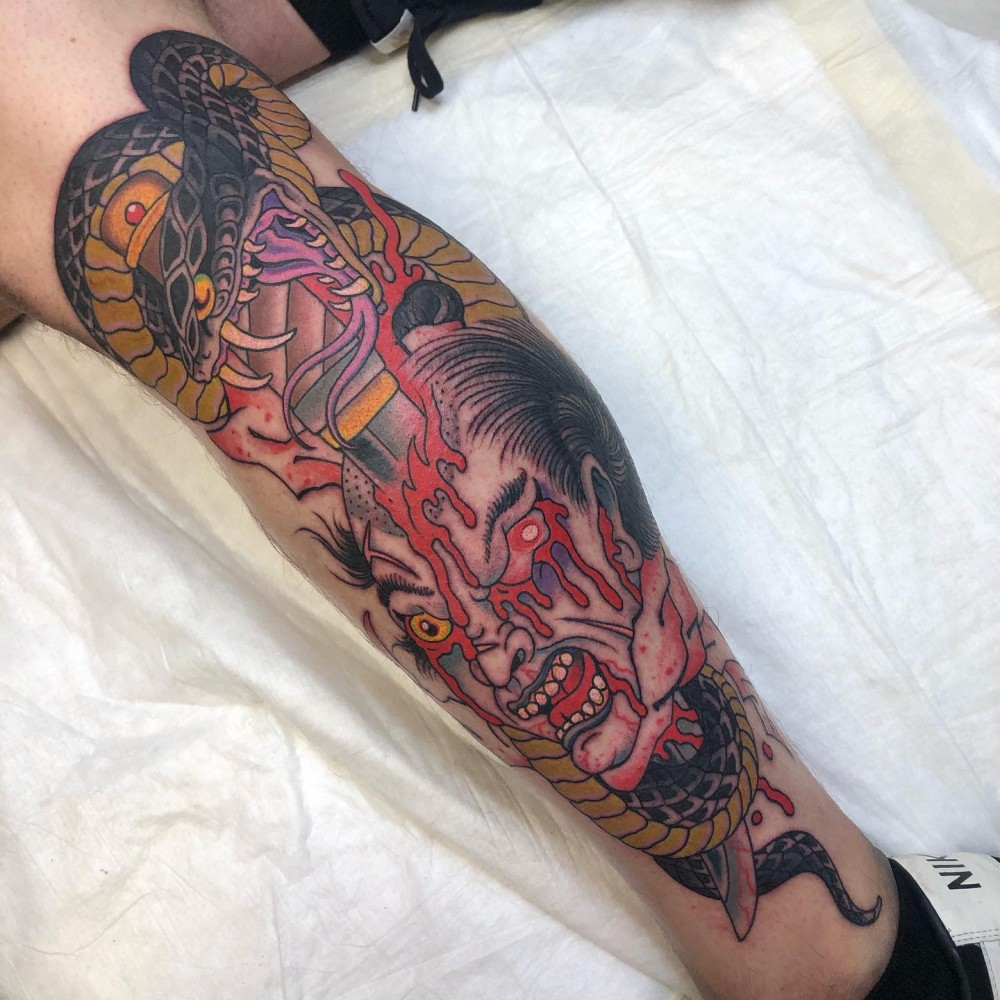 "Wow, Just Wow! 83+ Badass Full Leg Tattoo Ideas For Guys And Females "