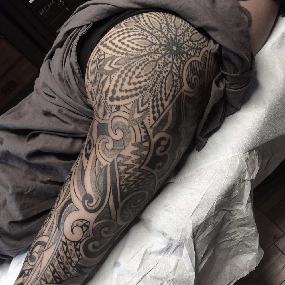 "Wow, Just Wow! 83+ Badass Full Leg Tattoo Ideas For Guys And Females "