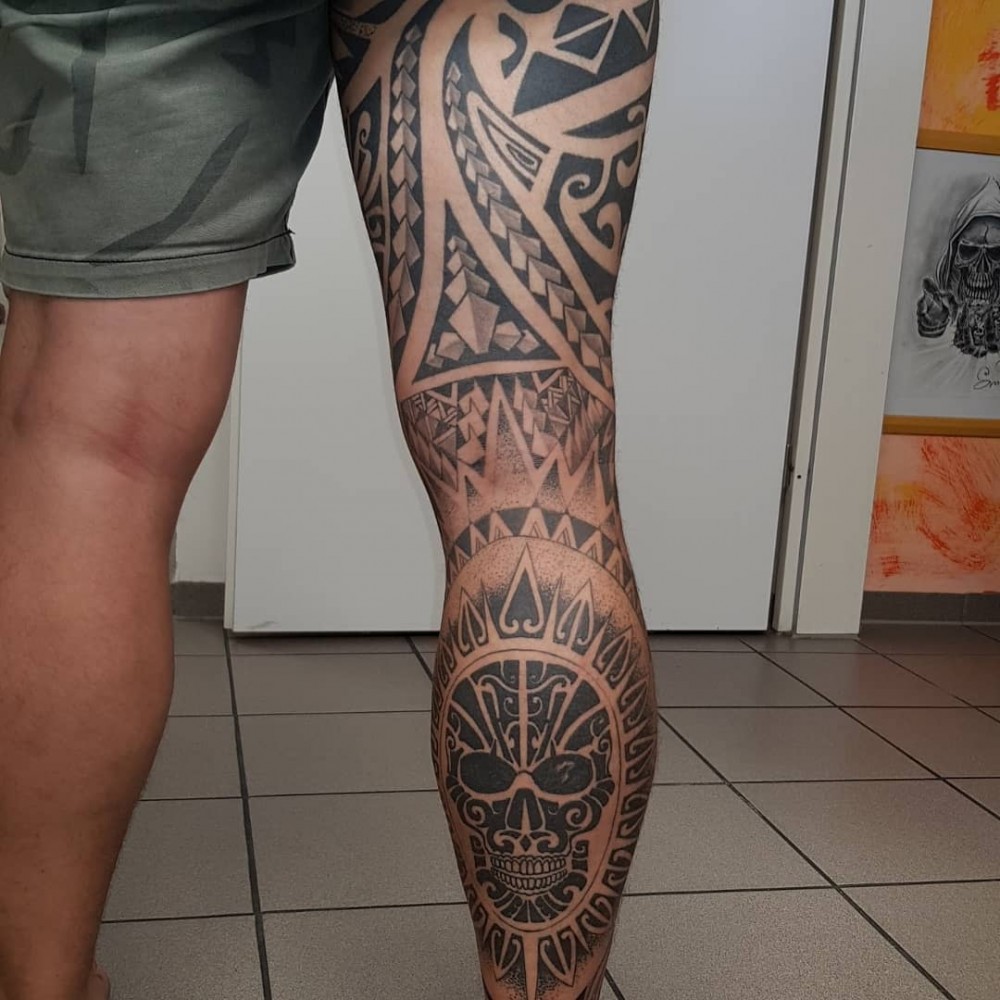 "Wow, Just Wow! 83+ Badass Full Leg Tattoo Ideas For Guys And Females "