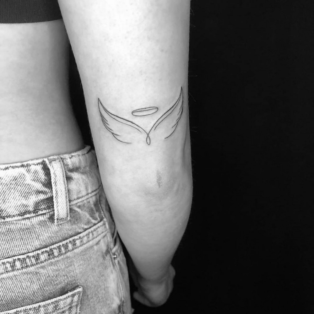 ellbow-halo-angel-wing-tattoo-portobellotattoo