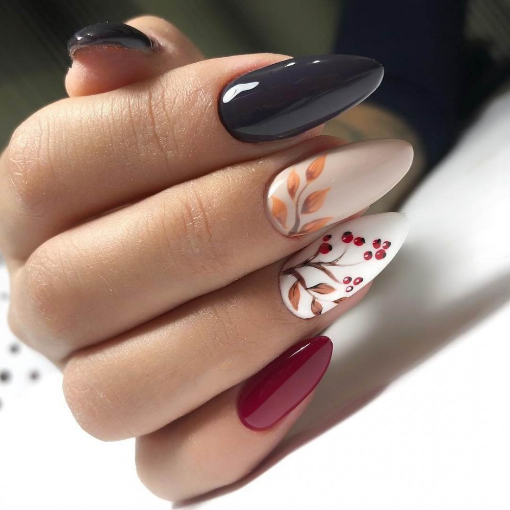 [2021 Fall Nail Art Designs] 5+ Gel Acrylic Nails Designs For The