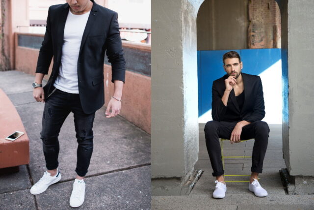 5+ Ways To Wear White Shoes With Black Jeans Without Looking Dull For ...