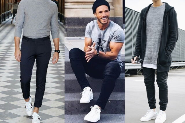 5+ Ways To Wear White Shoes With Black Jeans Without Looking Dull For ...