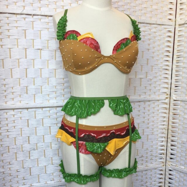 Cheeseburger Lingerie Set Turns You Into a Sexy Cheeseburger