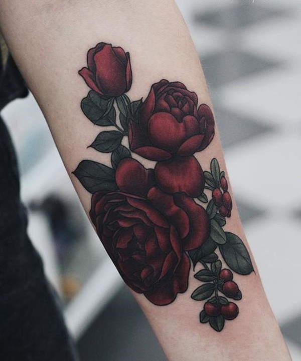 Simple Small Carnation Floral Art: 27+ January Birth Month Flower Tattoo Design Ideas (2023)