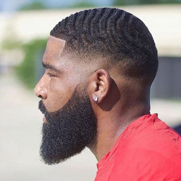 Mid Fade with Waves.