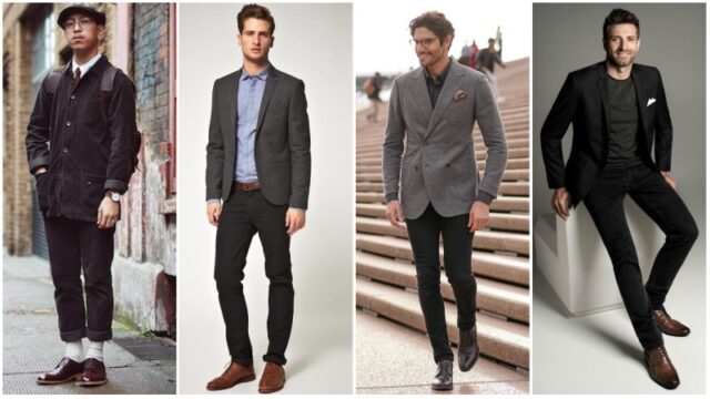 5+ Classic Ways To Wear Black Pants With Brown Shoes Suitable For Both ...