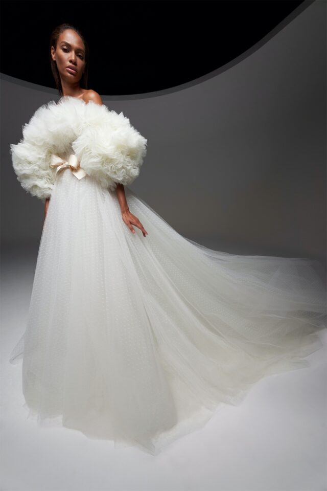 Joan Smalls Enchants in Giambattista Valli Fall 2020 Haute Couture Designs