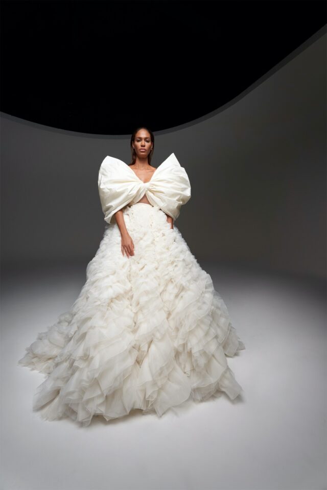 Joan Smalls Enchants in Giambattista Valli Fall 2020 Haute Couture Designs