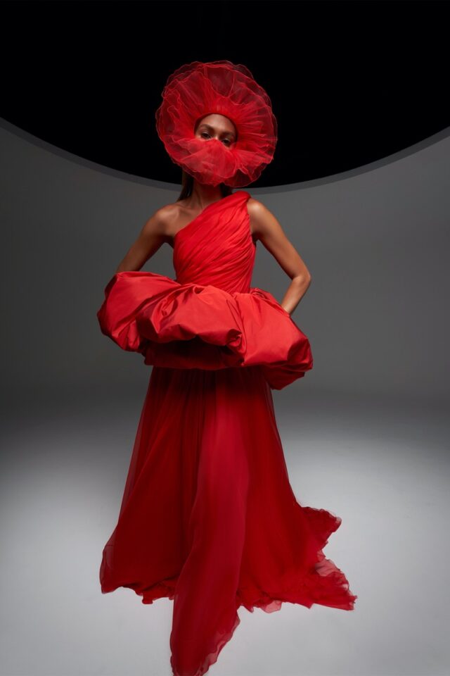 Joan Smalls Enchants in Giambattista Valli Fall 2020 Haute Couture Designs