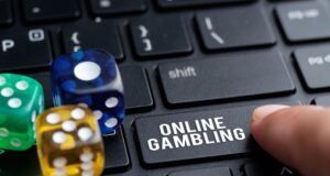 online gambling button